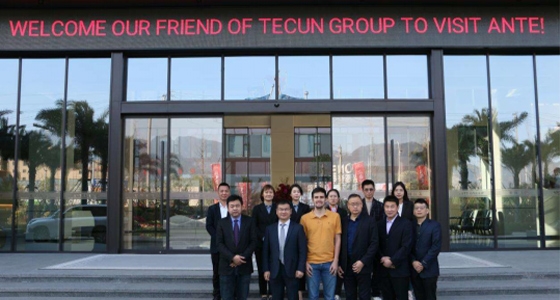 Clientes colombianos de tecún visitan el Ante Instrument Group Co., Ltd.